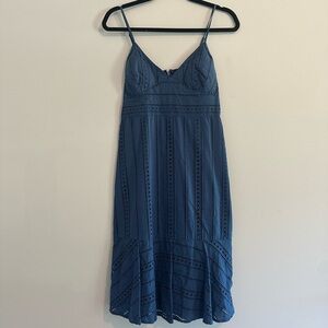 Banana Republic Blue Midi Dress